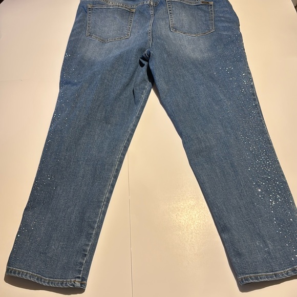 Chicos embellished jeans size 3R or 16R - Picture 6 of 9